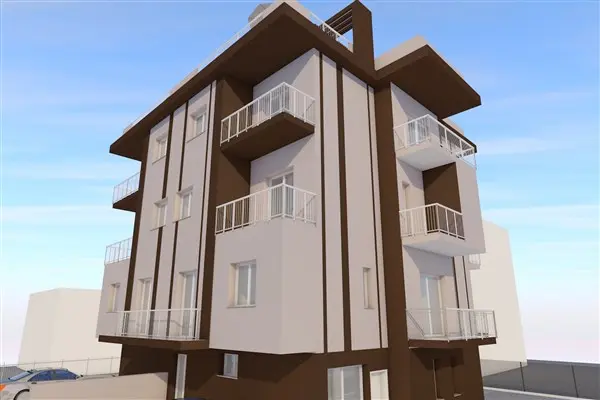 Render dell'attico vicino al mare a Rimini