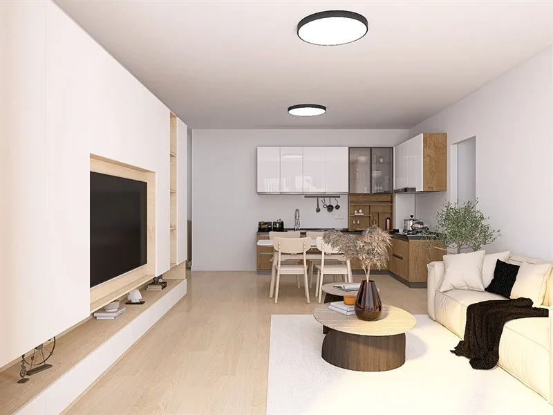 Render degli interni della nuova costruzione a Cesena