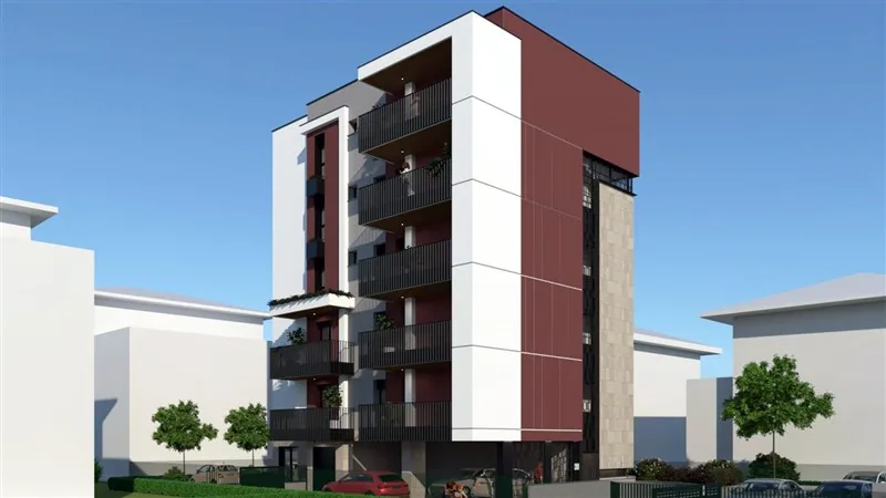 Render di dettaglio della Residenza Verri